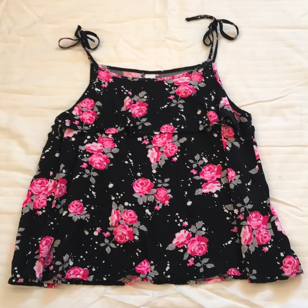Girl’s Floral Tank